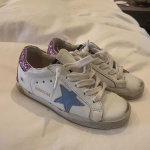 Kids golden goose superstar size 26